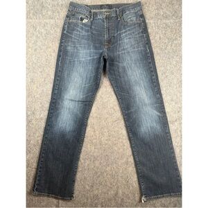 Lucky Brand 181 Relaxed Straight‎ Jeans Men's W33 X L32 Blue Denim Medium Wash